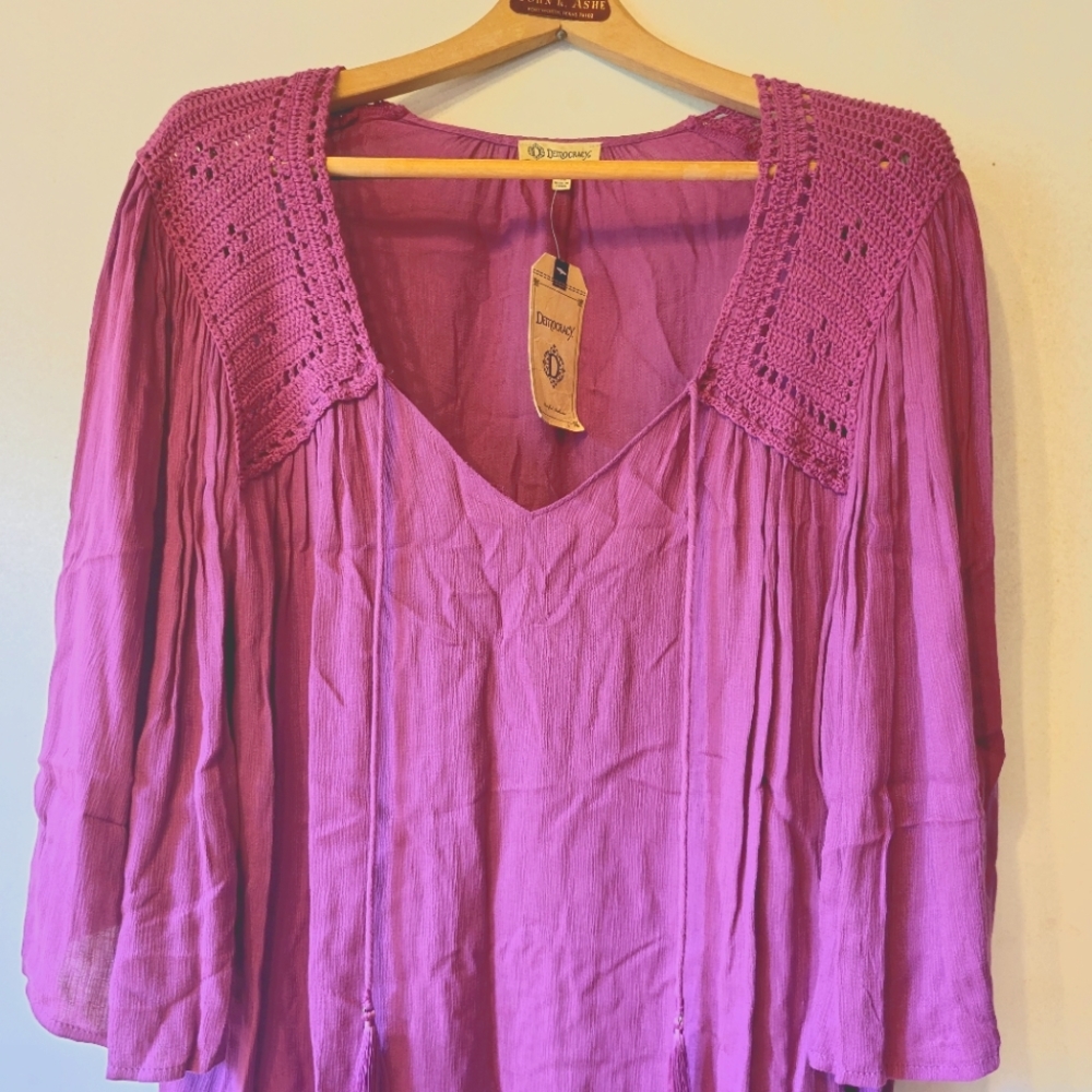 Plus Size Boho Top by Democracy - Size 1X - NWT